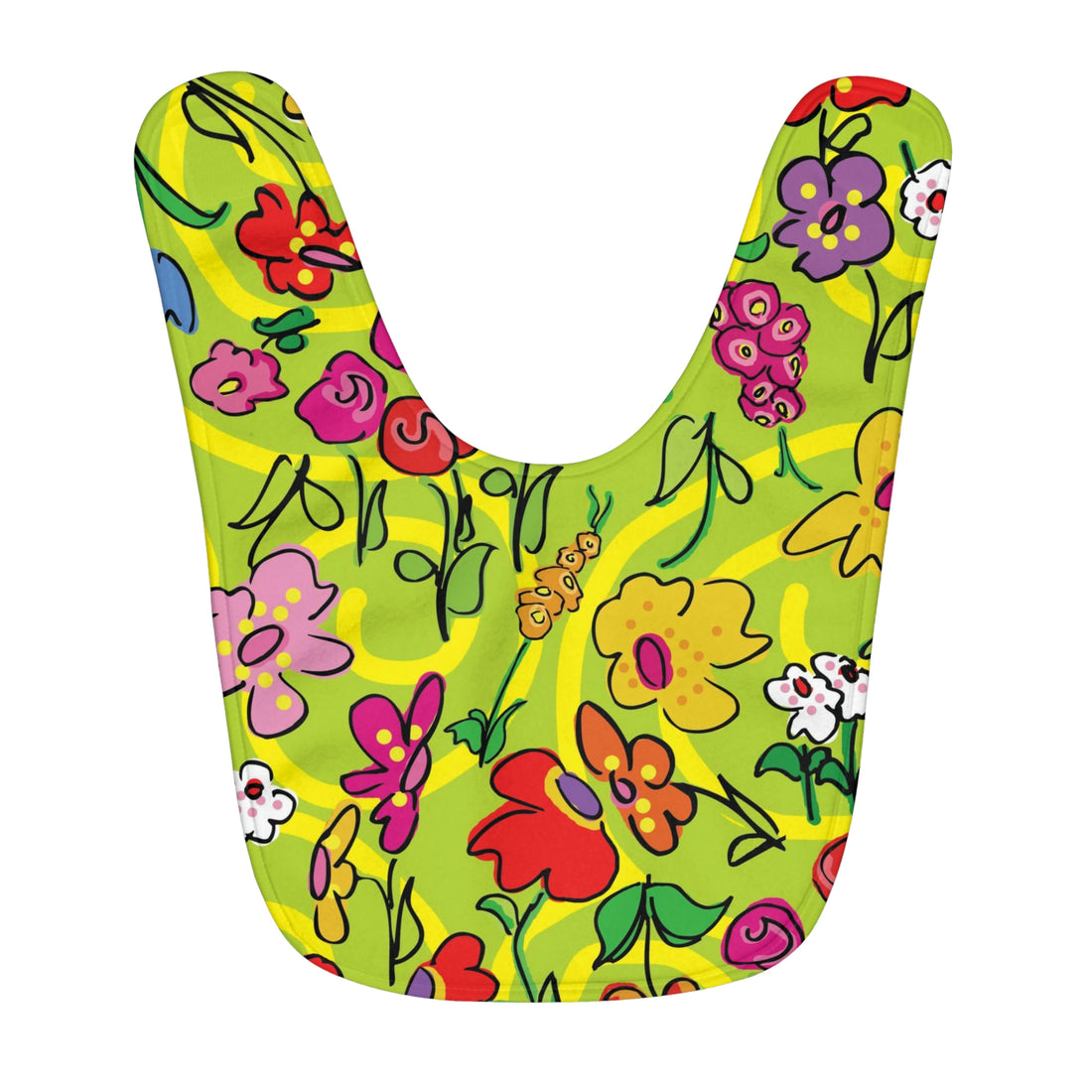 Bowzers &amp; Meowzers Fleece Baby Bib