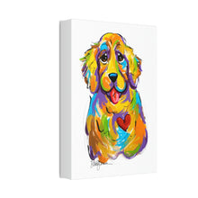 Golden Retriever on Canvas by Debby Carman