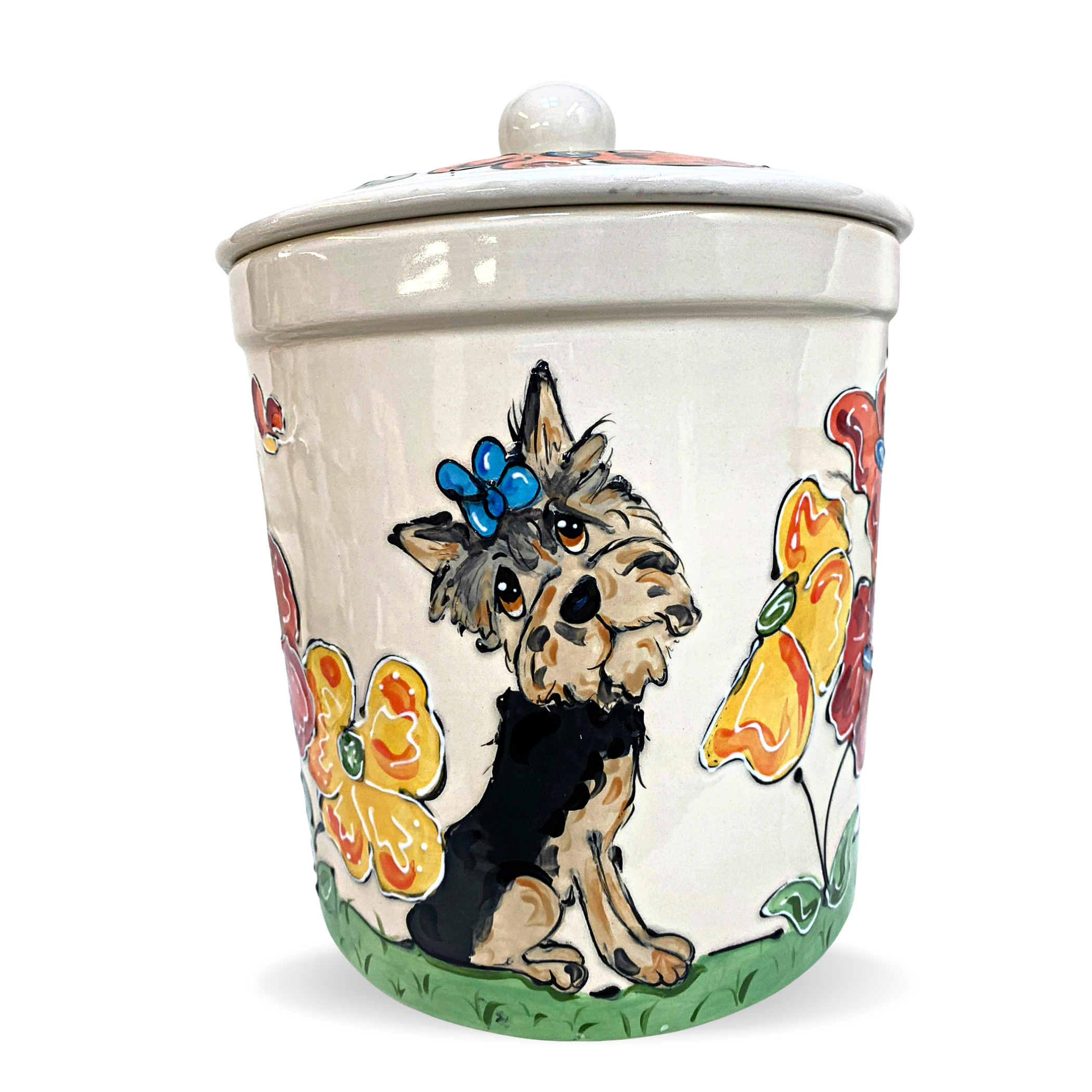 Yorkie Treat Jar