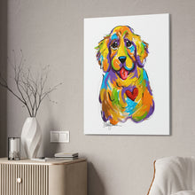Golden Retriever on Canvas by Debby Carman