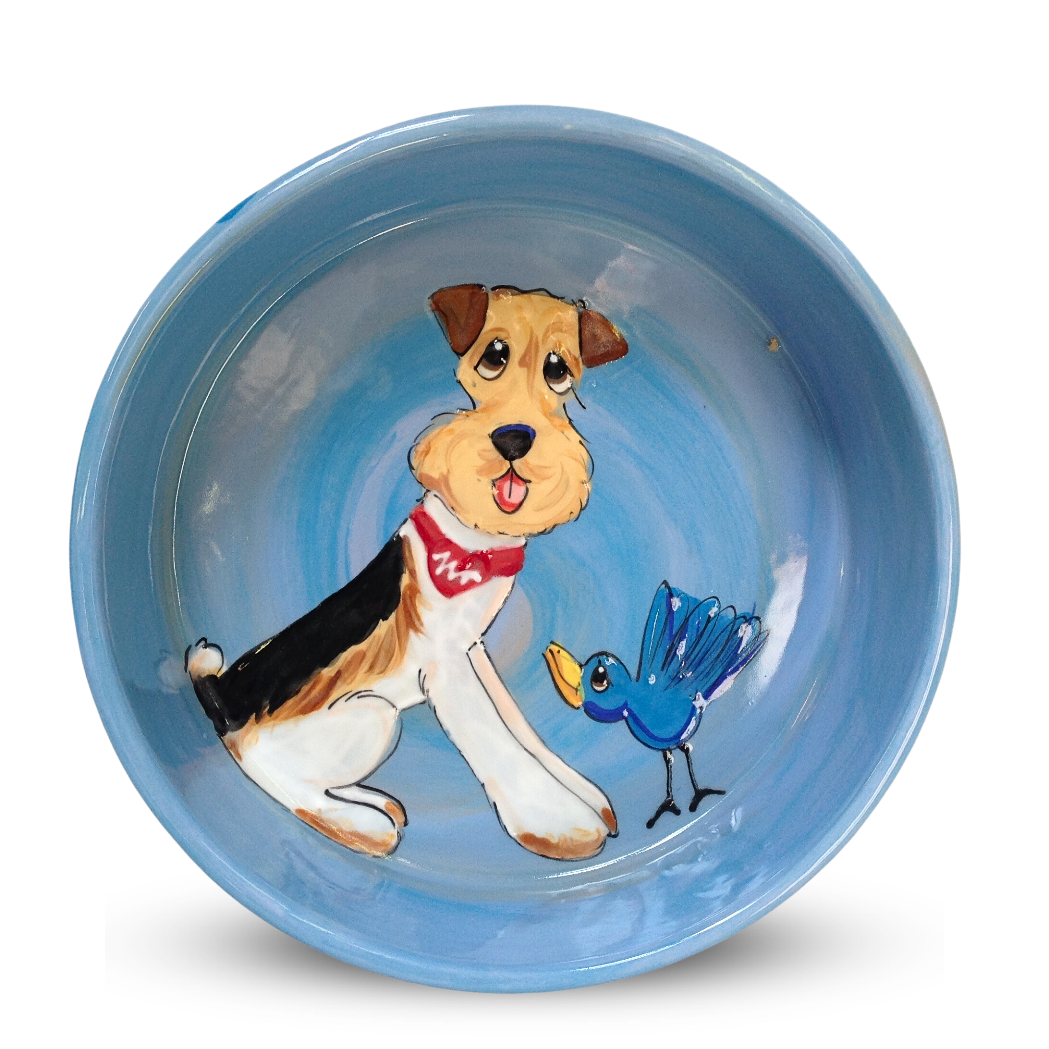 Airedale Terrier Dog Bowl