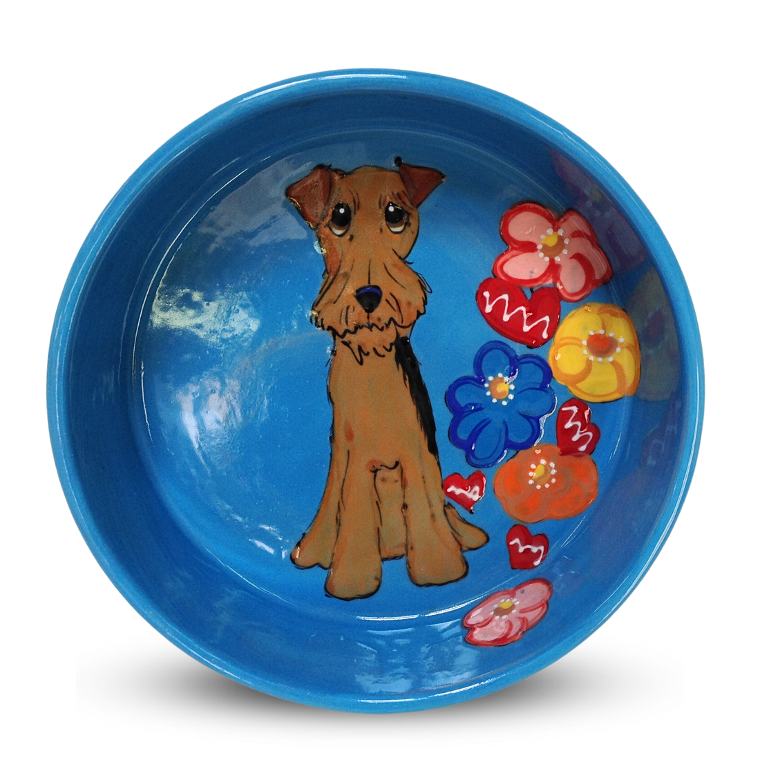 Airedale Terrier Dog Bowl