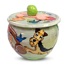 Airedale Terrier Treat Jar