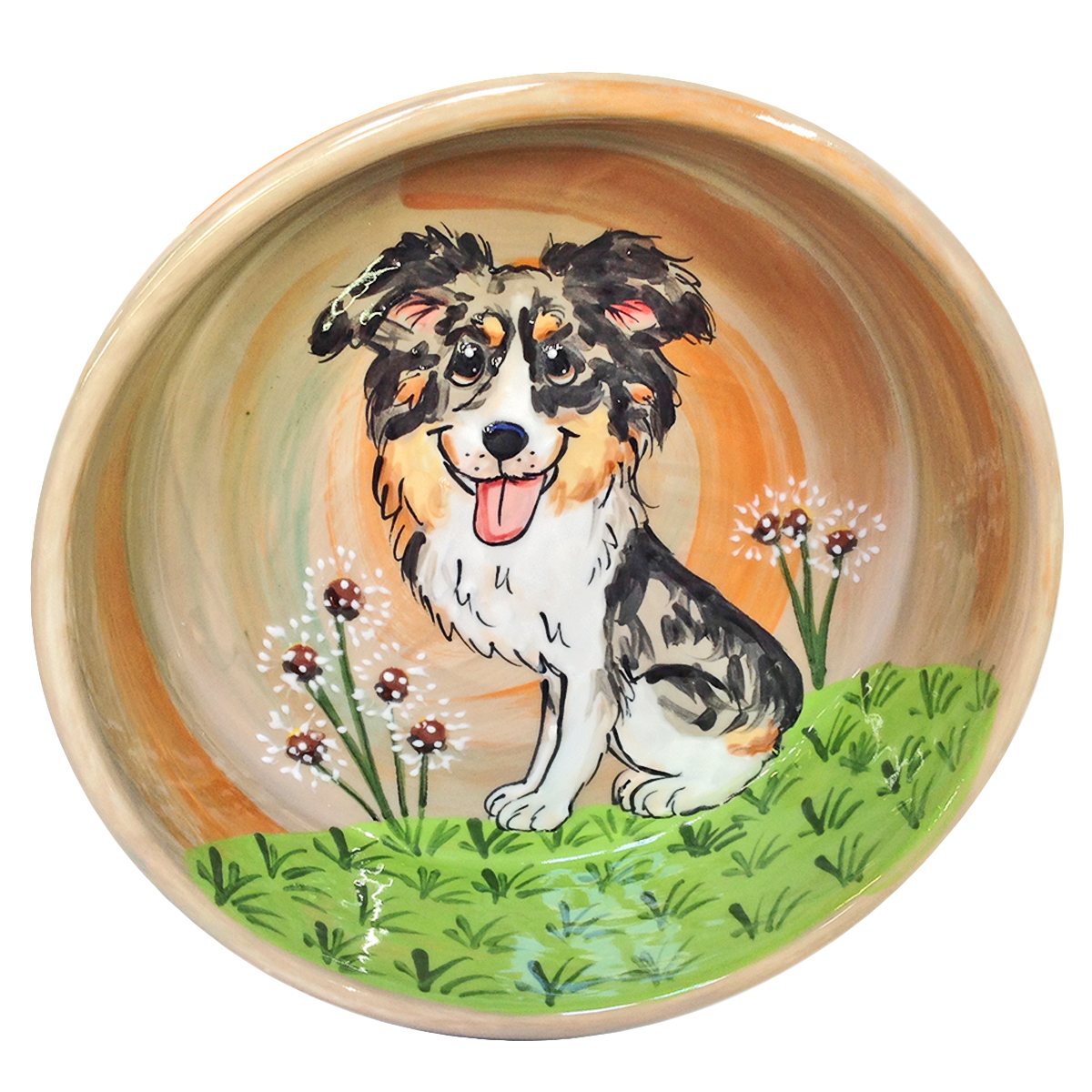 Dandelion Dog Bowl