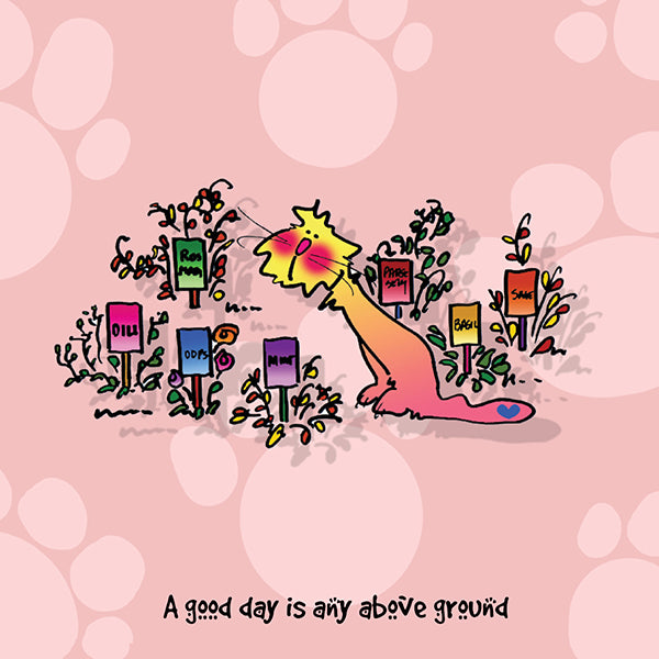 &quot;A good day is any above ground&quot; WHIMSHOTS CANVAS