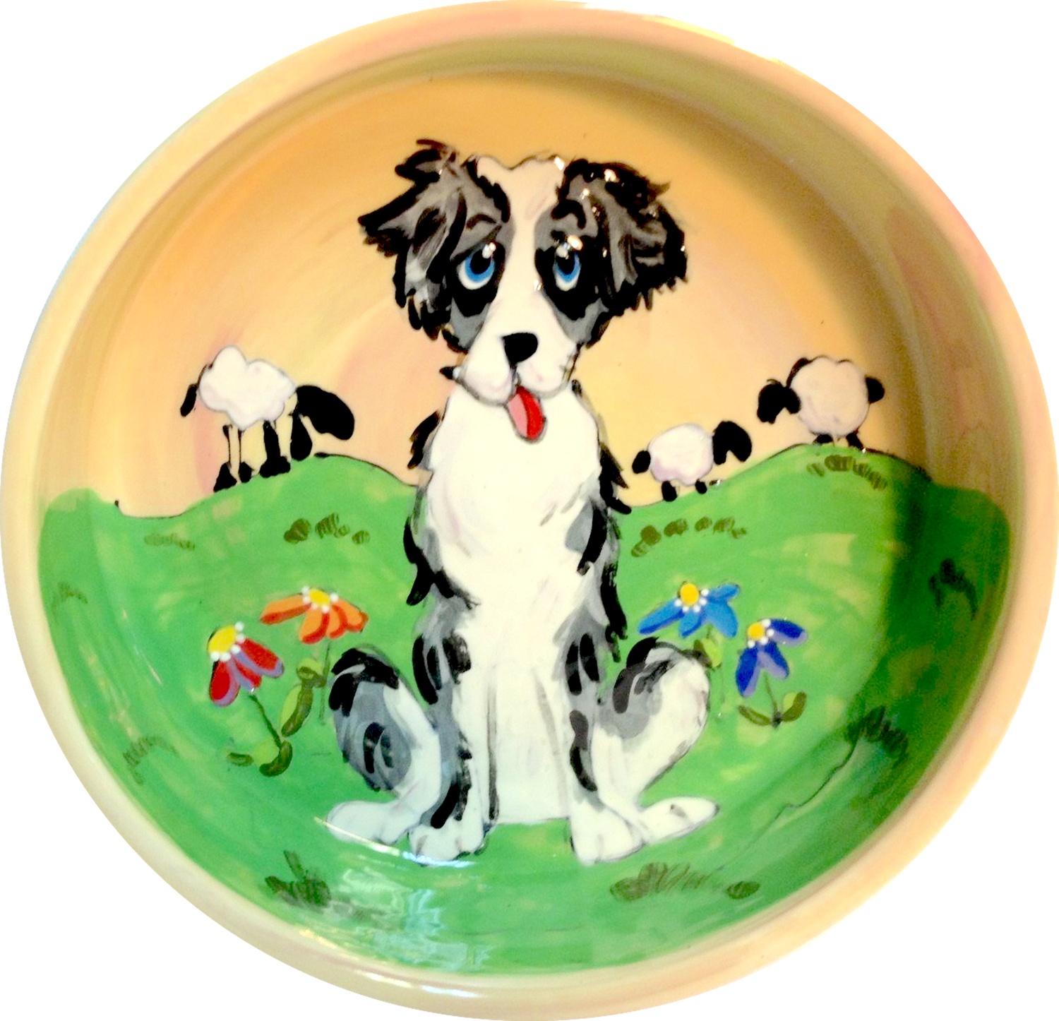 Sheep Peep Dog Bowl