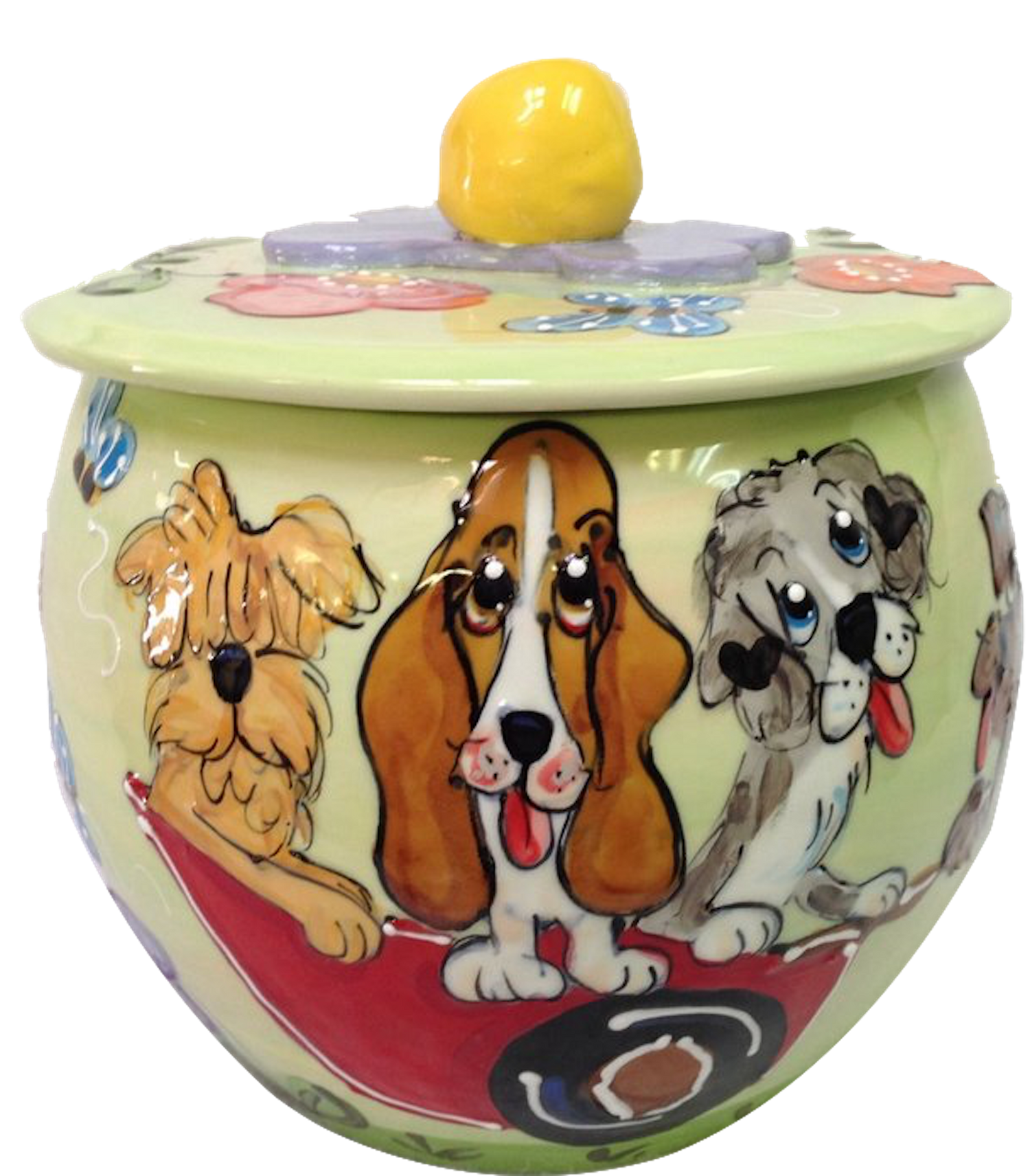 Basset Hound Treat Jar