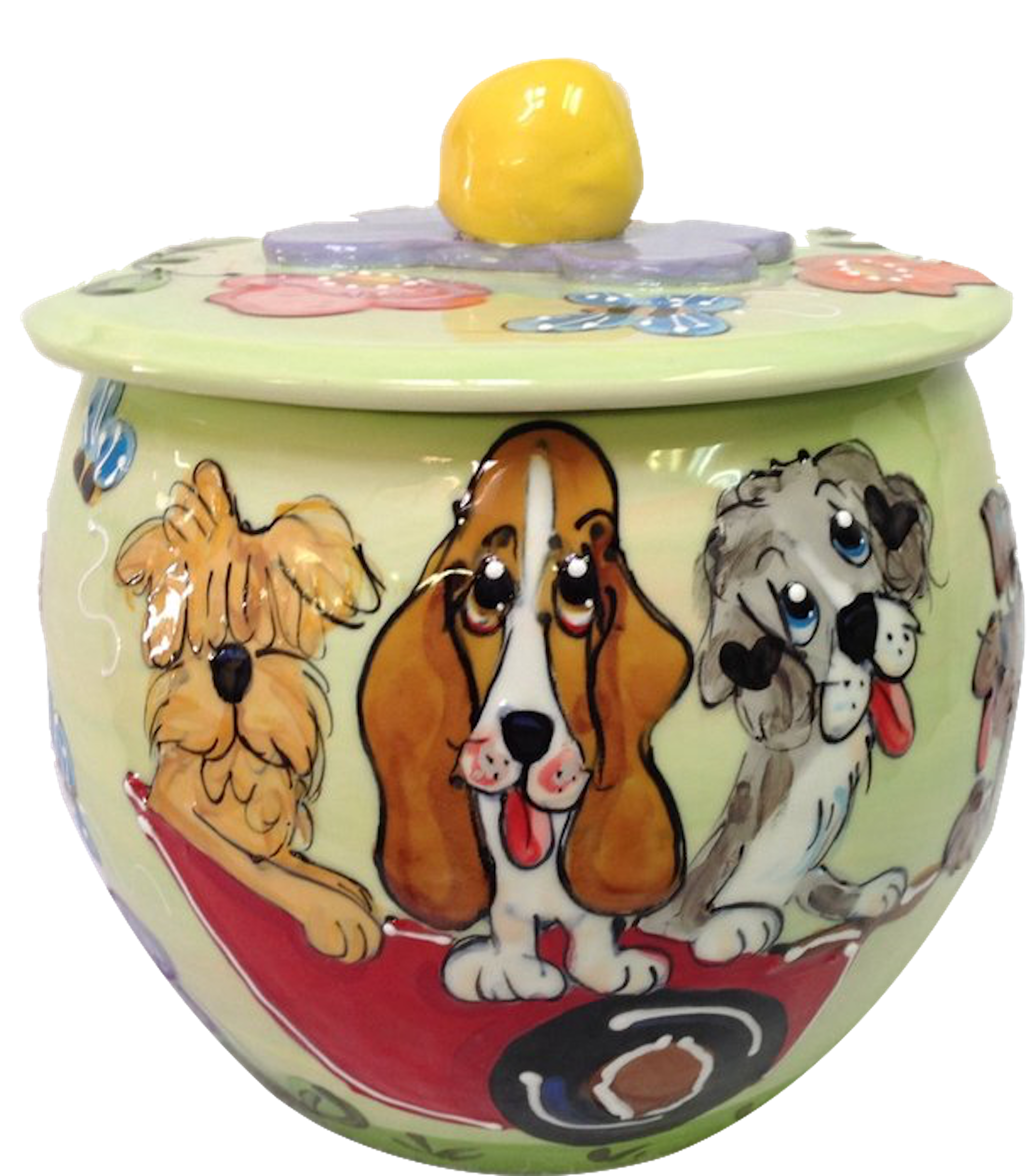 Basset Hound Treat Jar