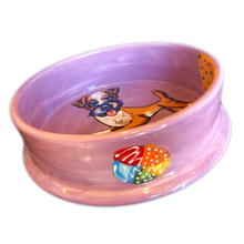 Hand-Painted Boxer Dog Bowl by Debby Carman