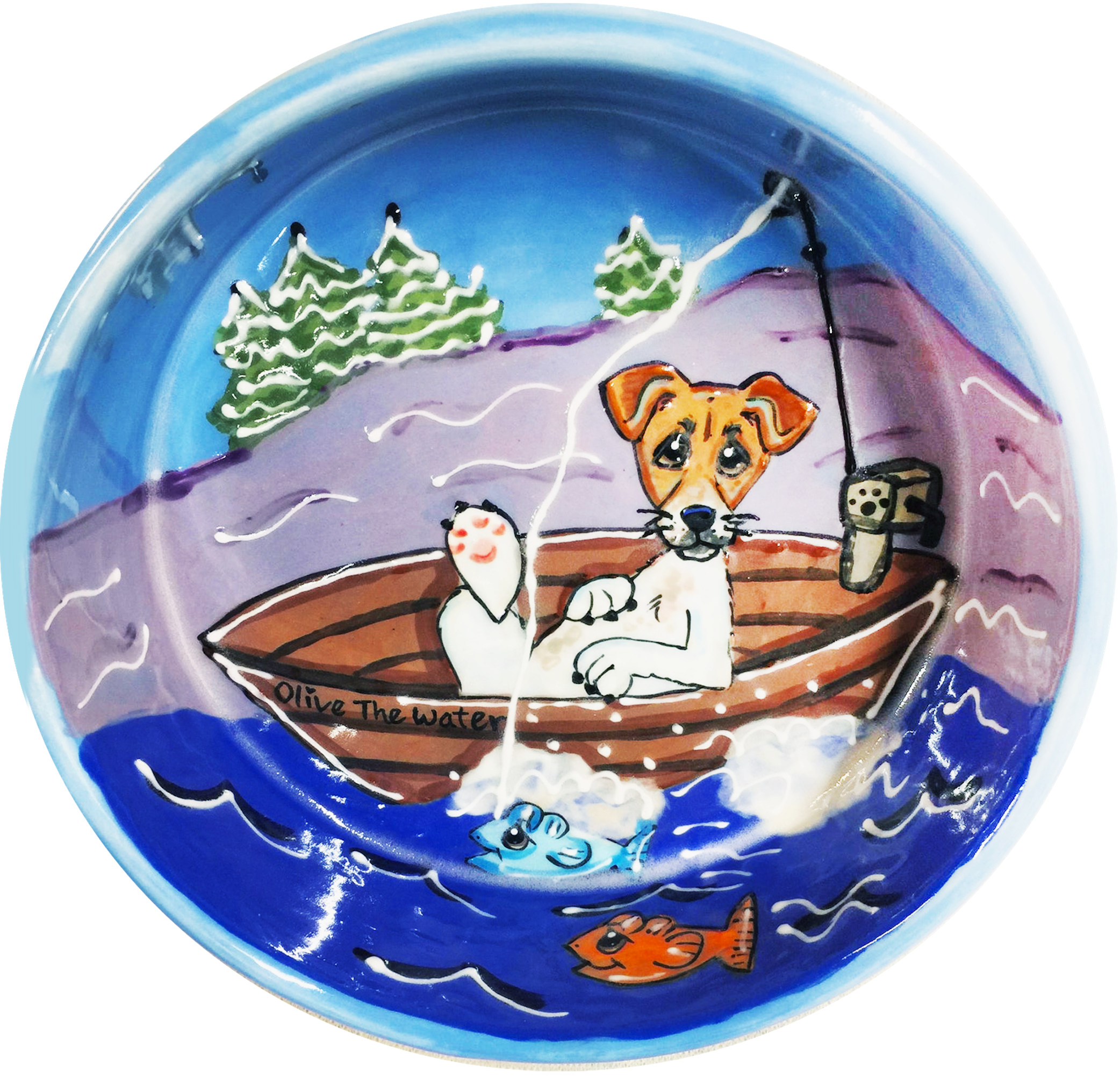 Jack Russel Terrier Dog Bowl