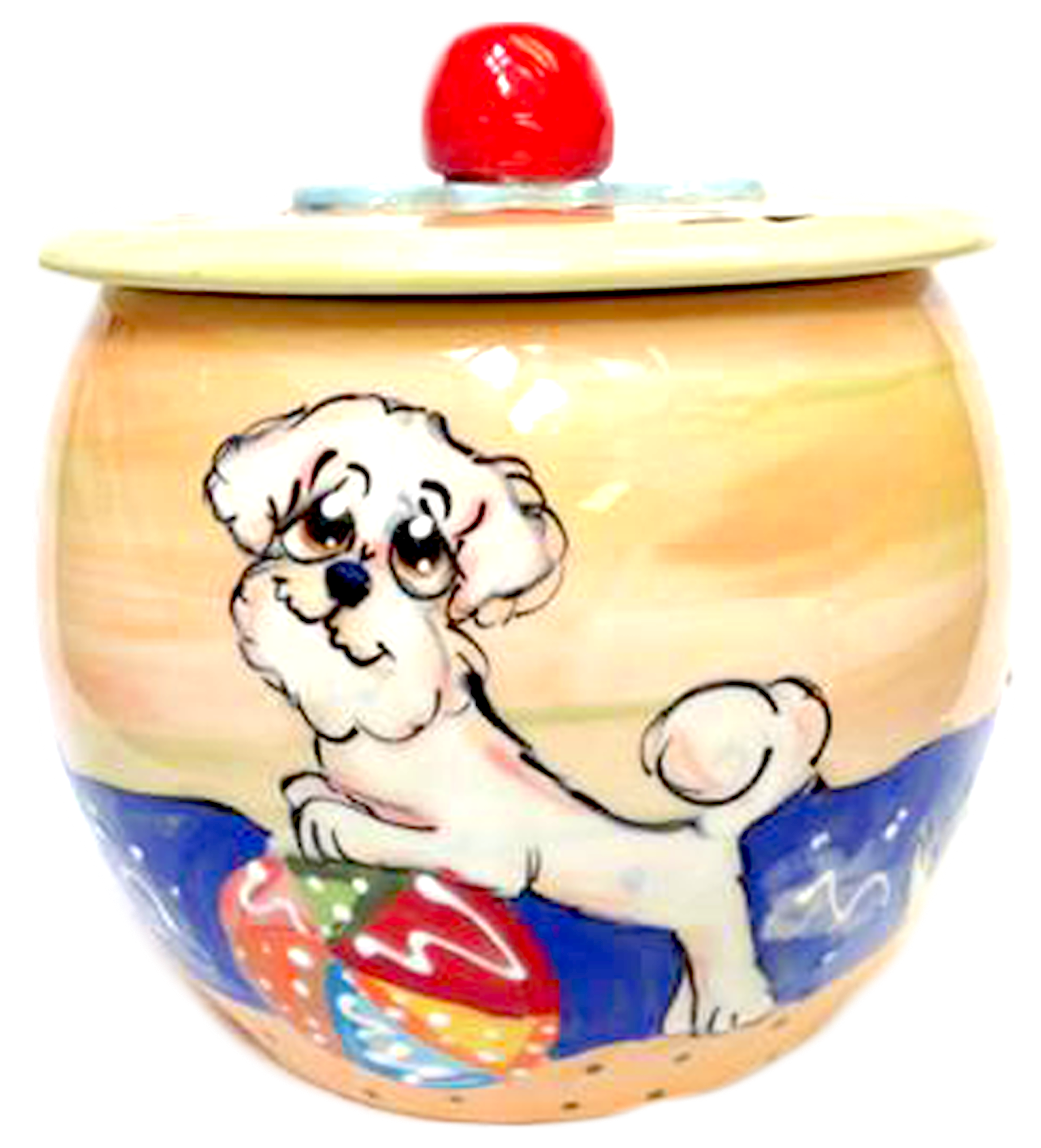 Bichon Treat Jar