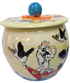 TREAT JAR - BICHON - HAND PAINTED - CUSTOM PET PORTRAITS - DOG FOOD STORAGE - COOKIE JAR - TREAT CANISTER