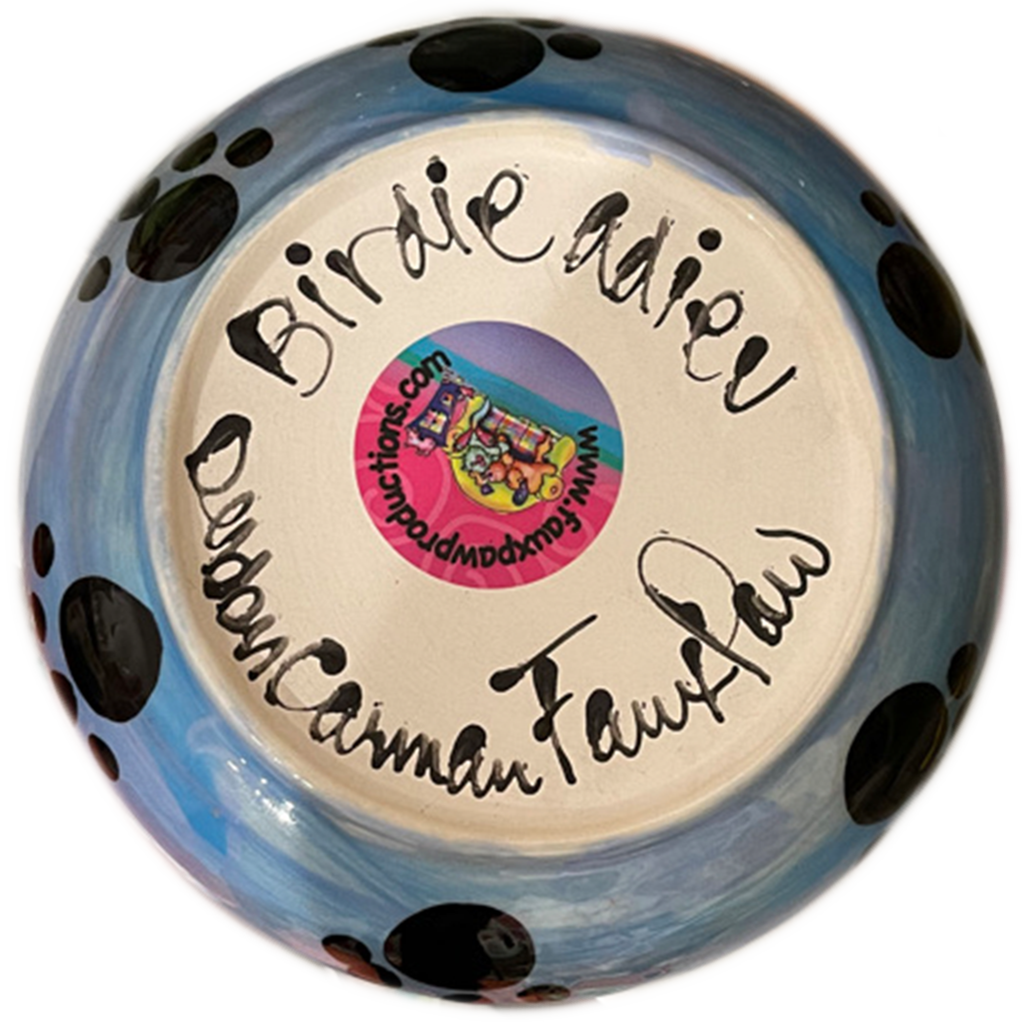 Birdie Adieu Ceramic Food Bowl