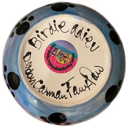 Birdie Adieu Ceramic Food Bowl