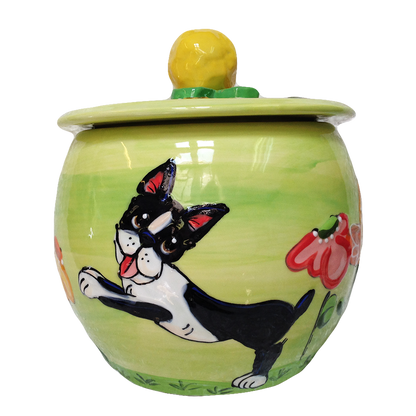 Boston Terrier Treat Jar