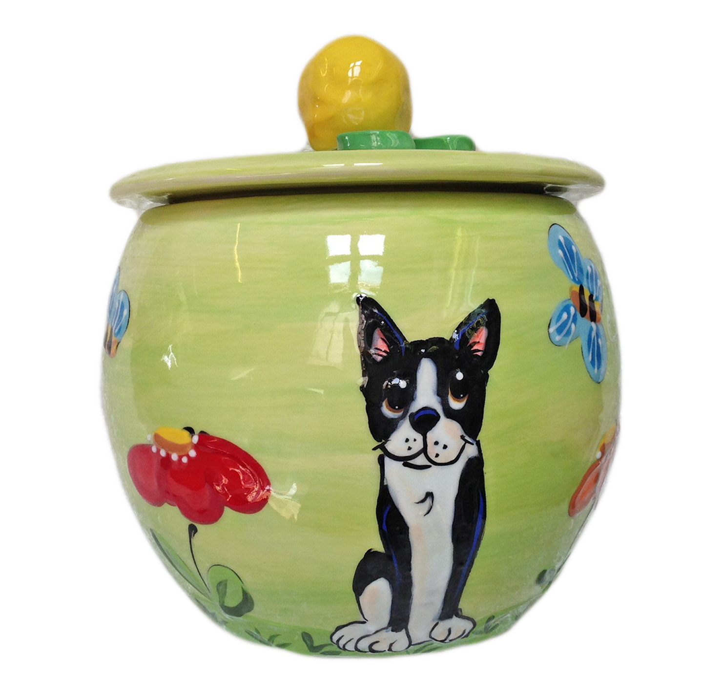 Boston Terrier Treat Jar