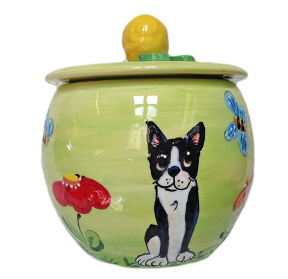 Boston Terrier Treat Jar