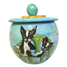 Boston Terrier Treat Jar by Debby Carman