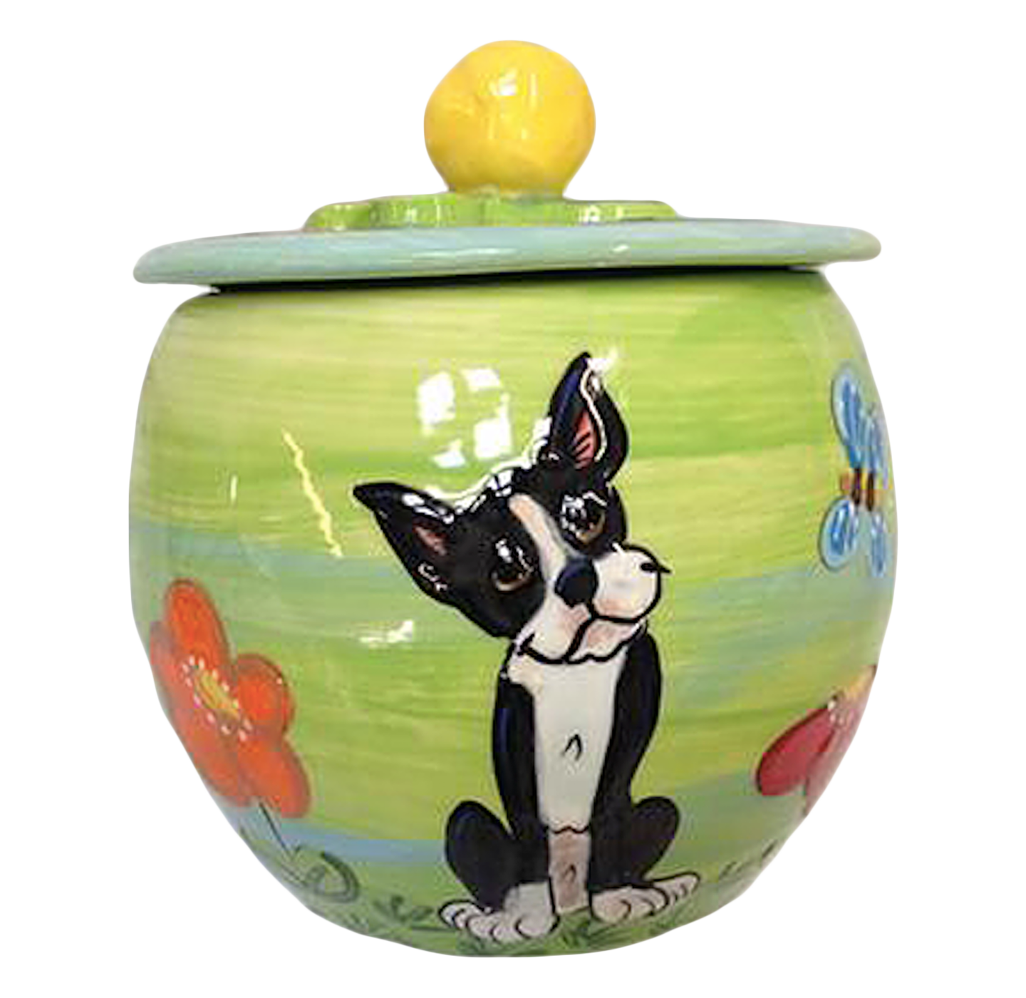 Boston Terrier Treat Jar