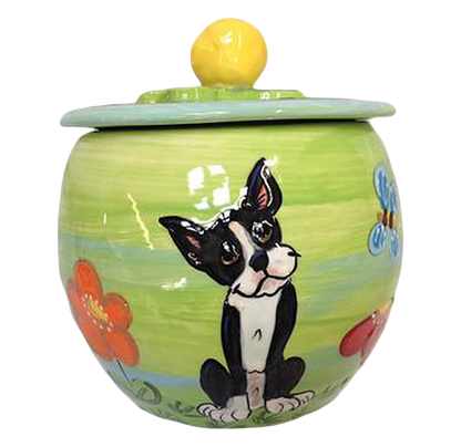 Boston Terrier Treat Jar