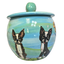 Boston Terrier Treat Jar by Debby Carman