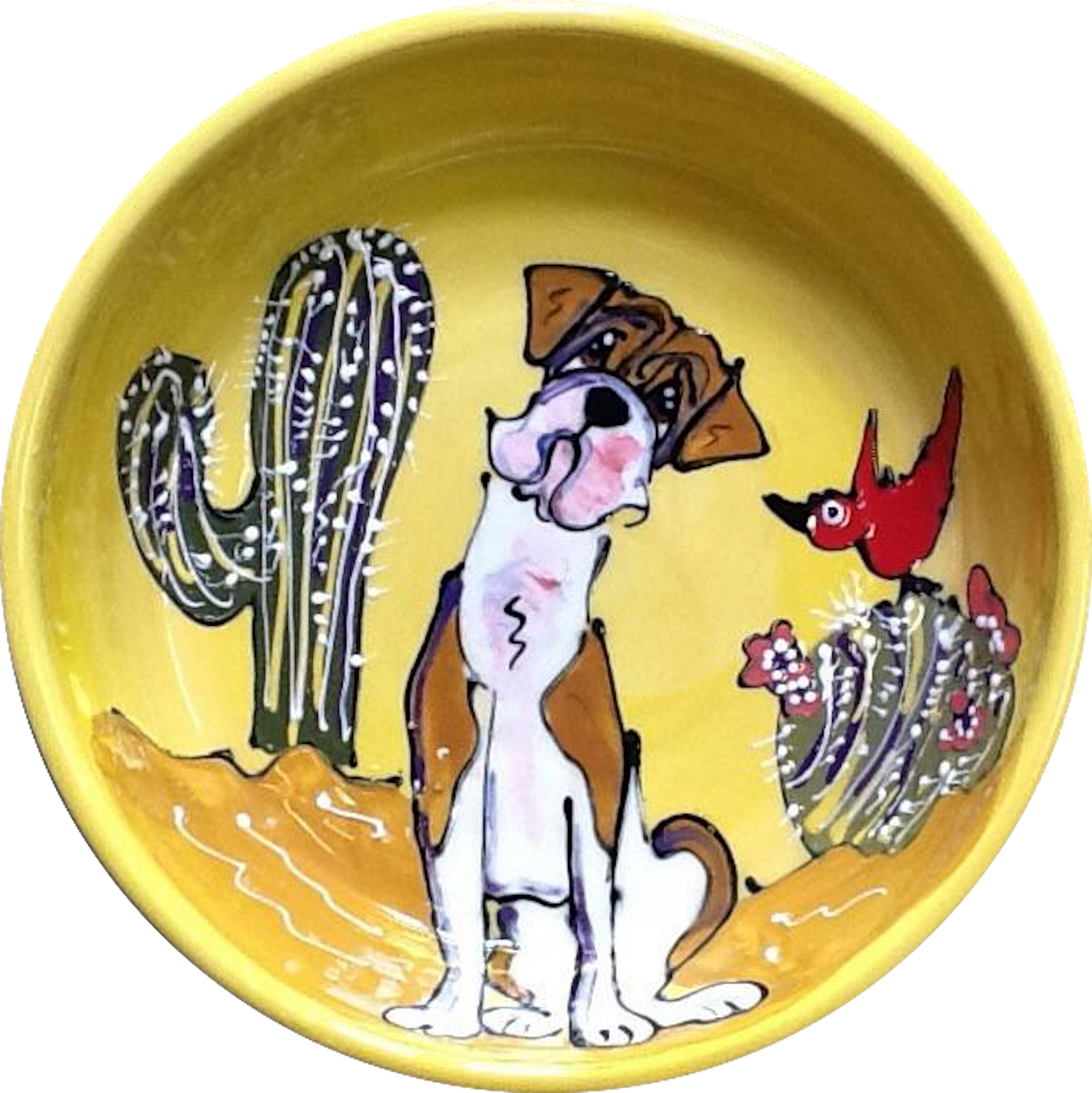 Boxer Dog Bowl