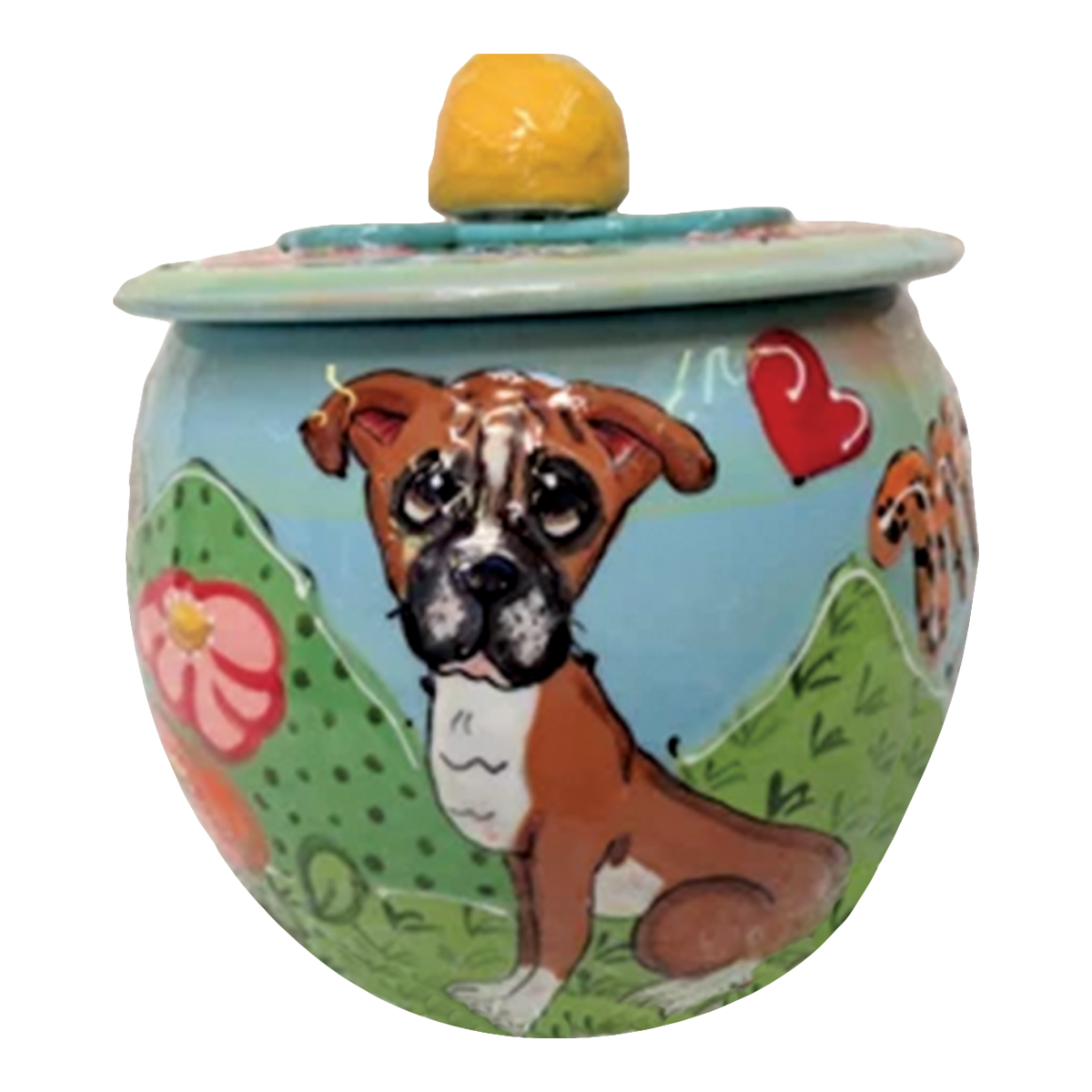 Boxer Treat Jar