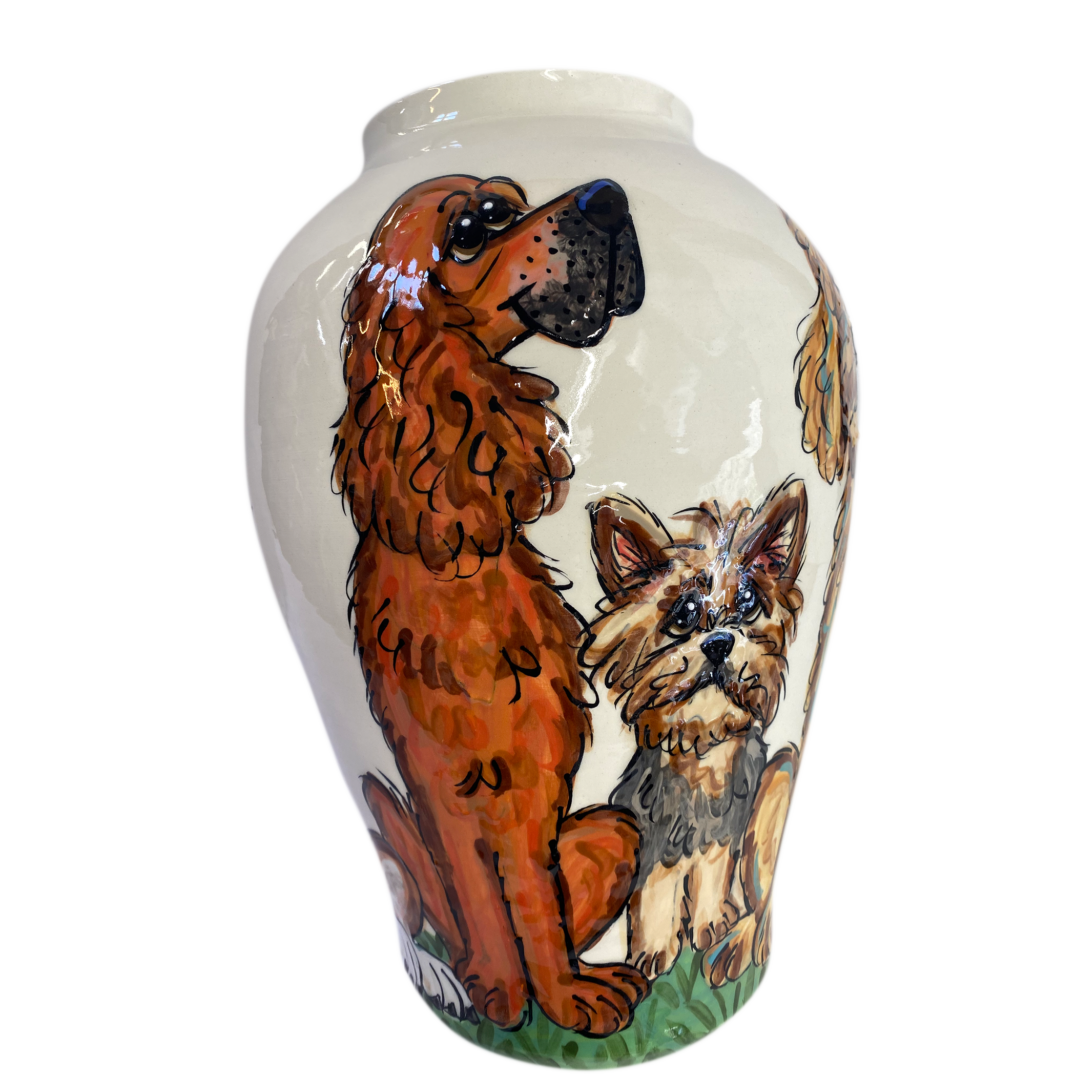 Breed Dog Decorator Vase