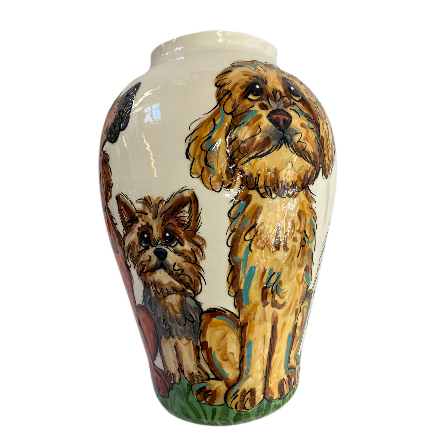 Breed Dog Decorator Vase