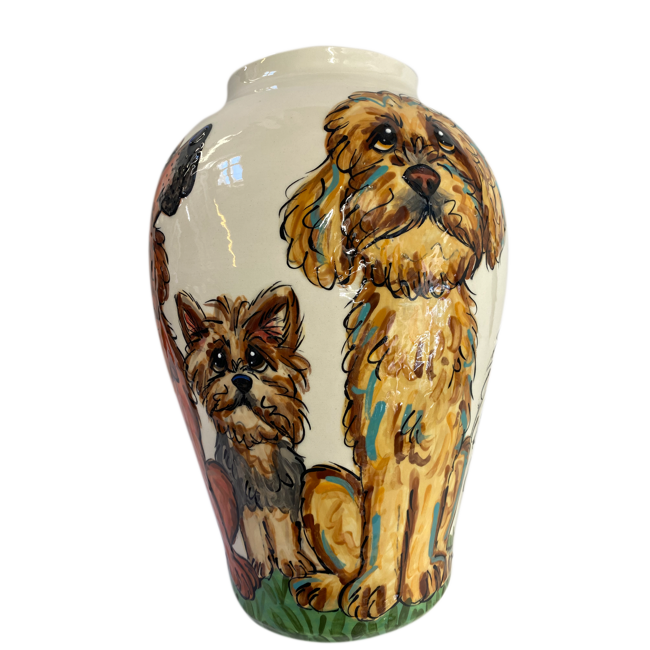 Breed Dog Decorator Vase