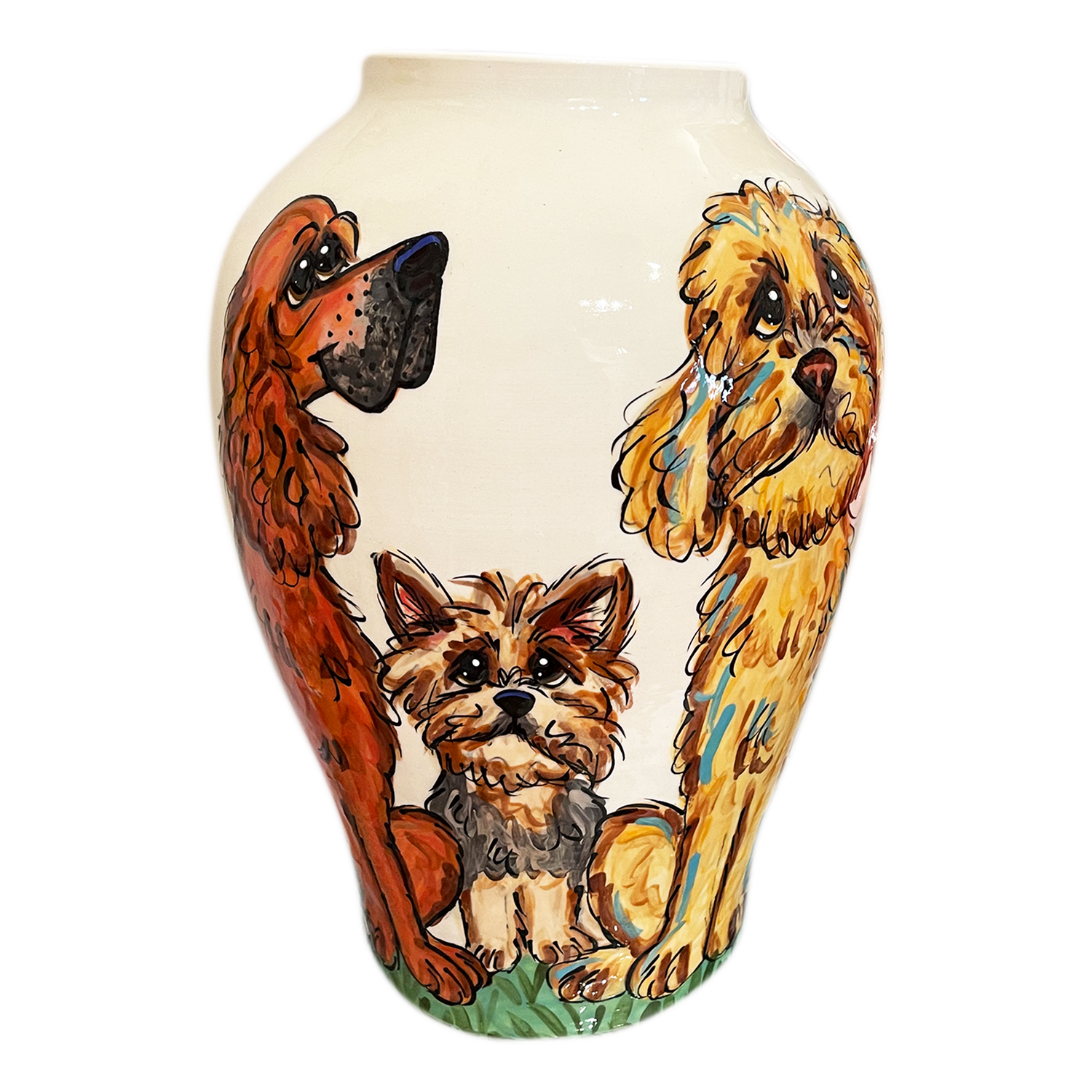 Breed Dog Decorator Vase