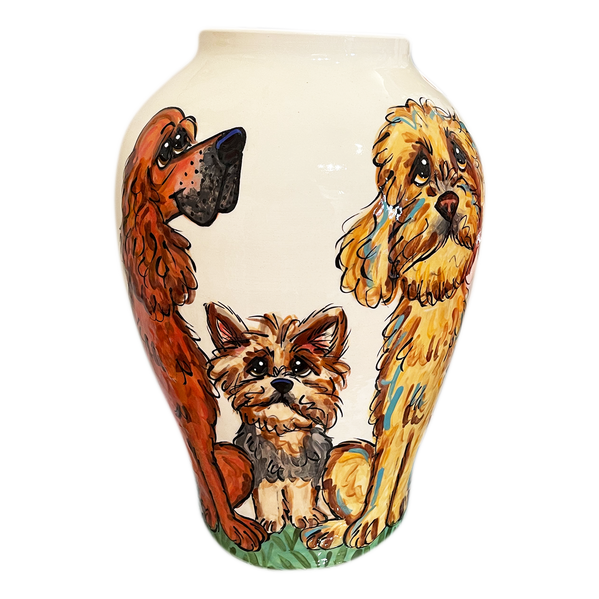 Breed Dog Decorator Vase