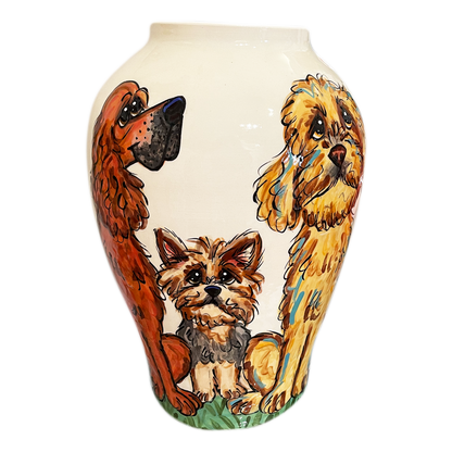 Breed Dog Decorator Vase