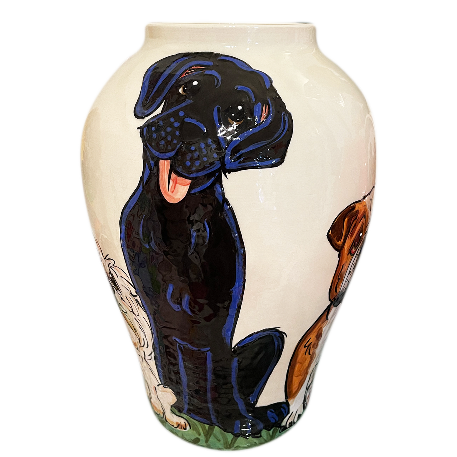 Breed Dog Decorator Vase