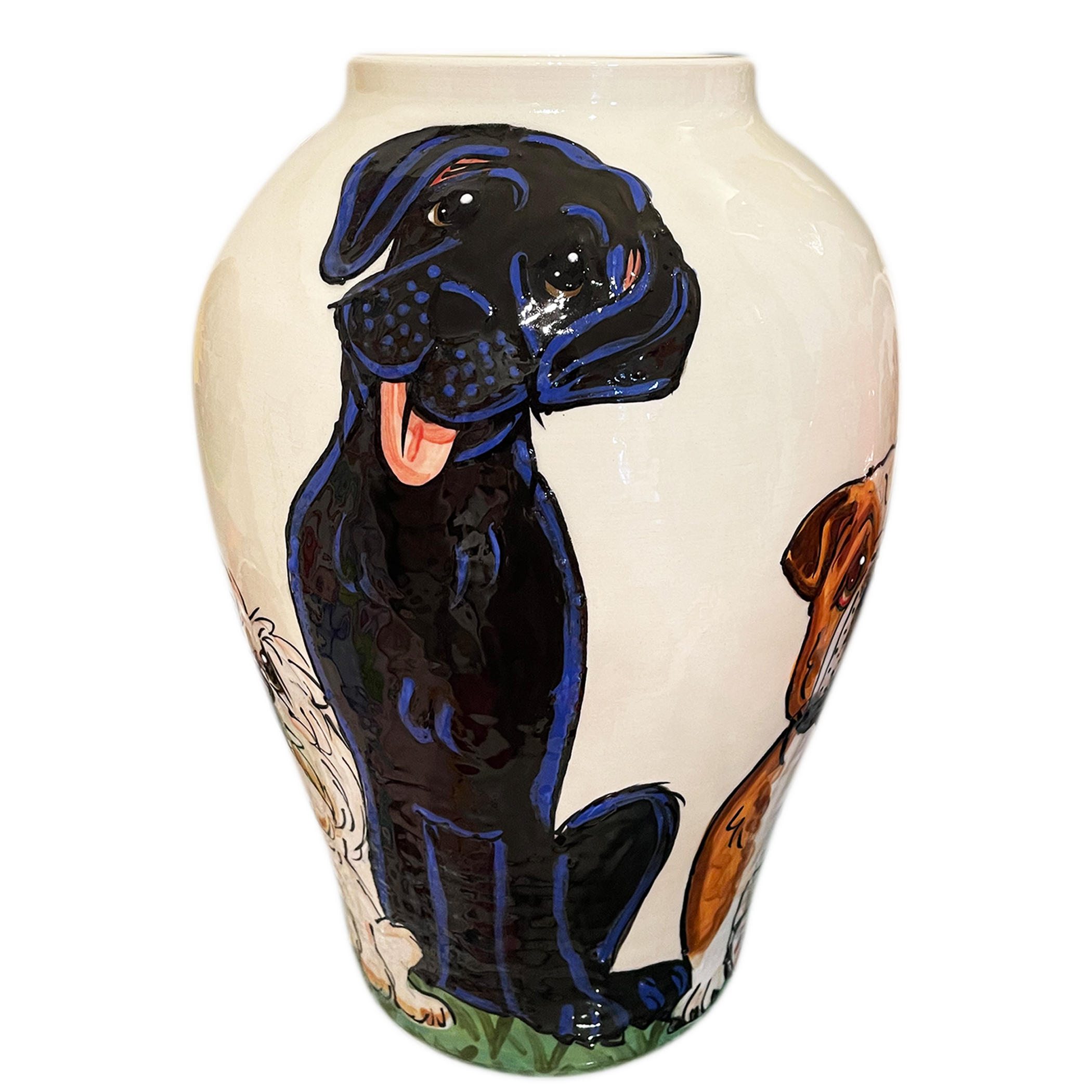 Breed Dog Decorator Vase