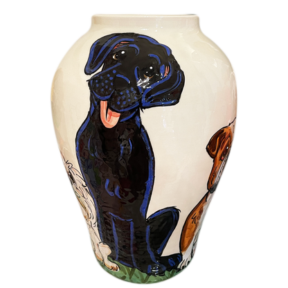 Breed Dog Decorator Vase