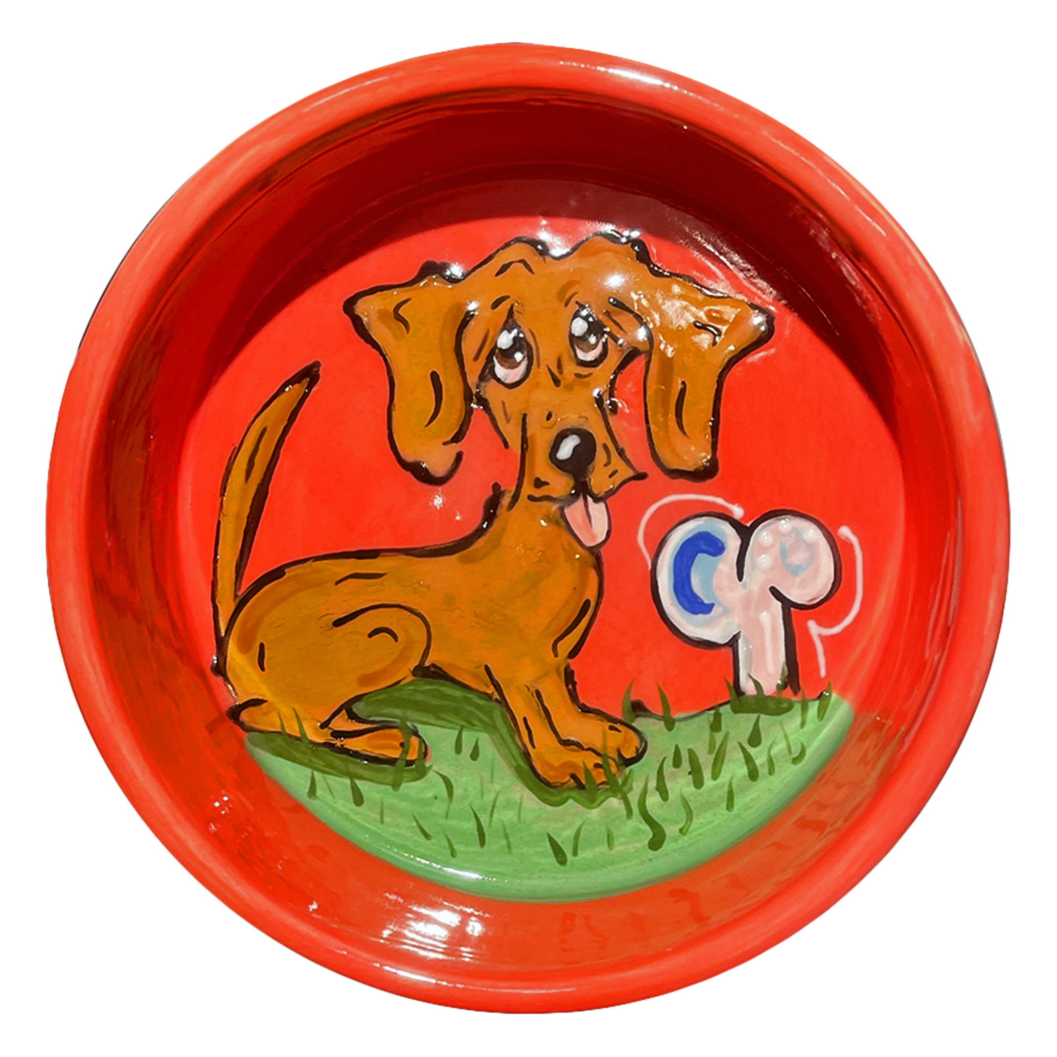 Doxie Bone Doggie Dog Bowl