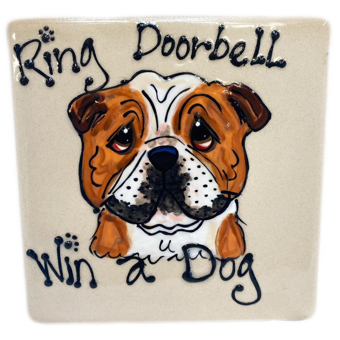 Bulldog Portrait Tile