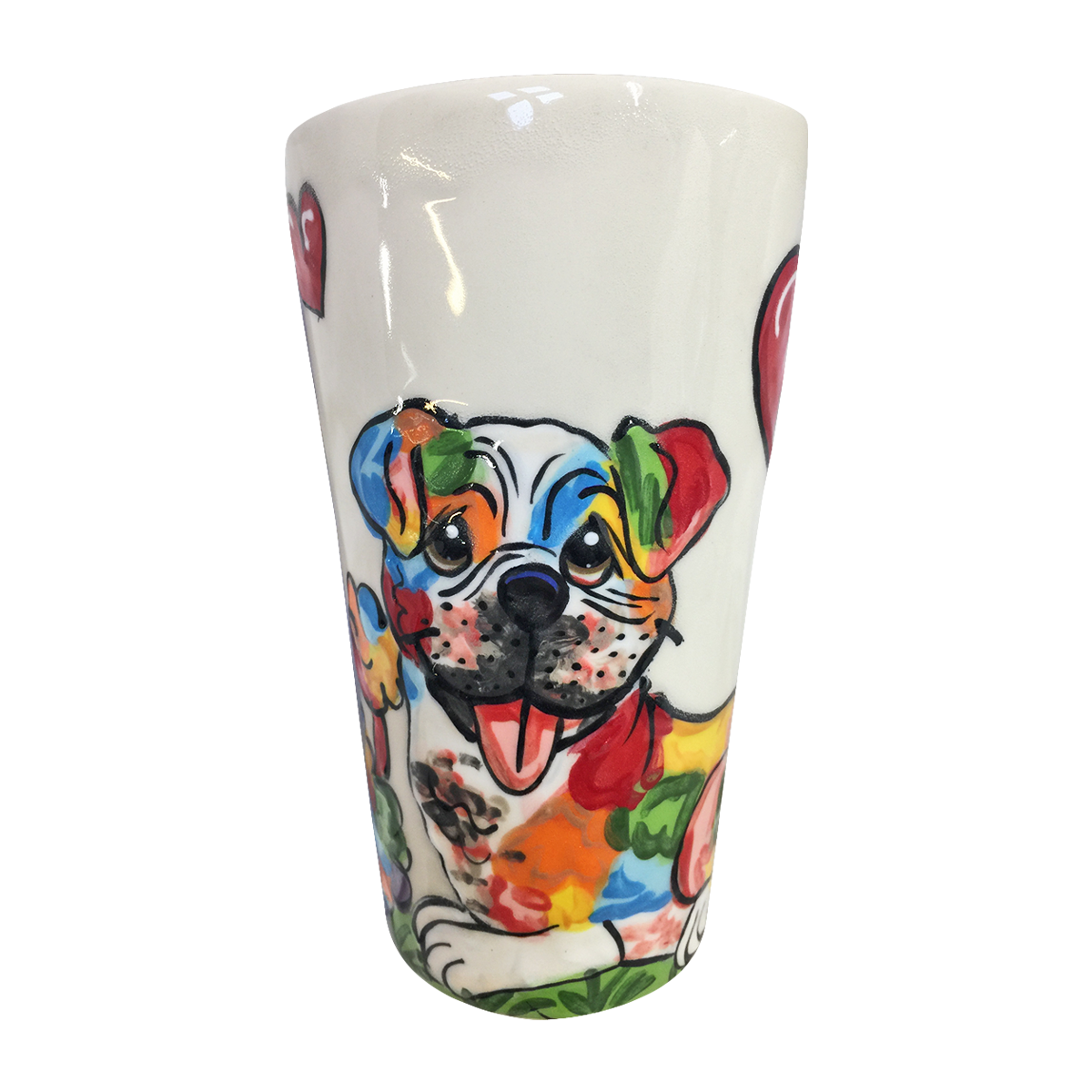 Bulldog Latte Mug