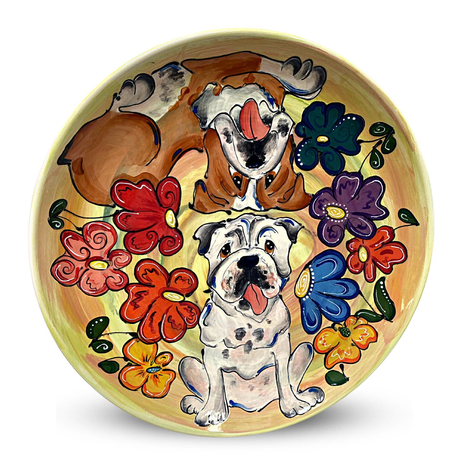 English Bulldog Platter