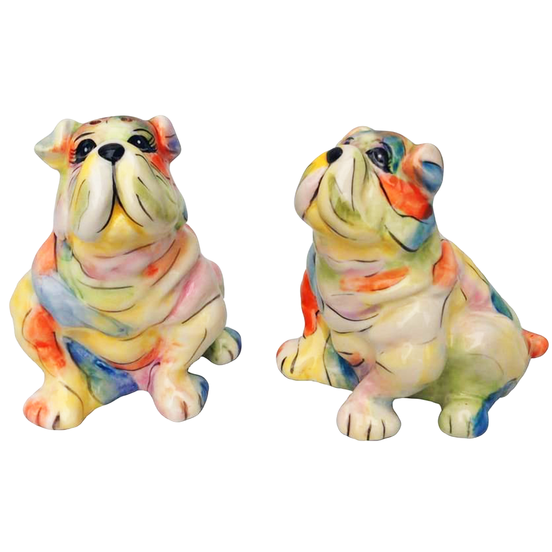 Blue Sky Bulldog Salt &amp; Pepper Shakers