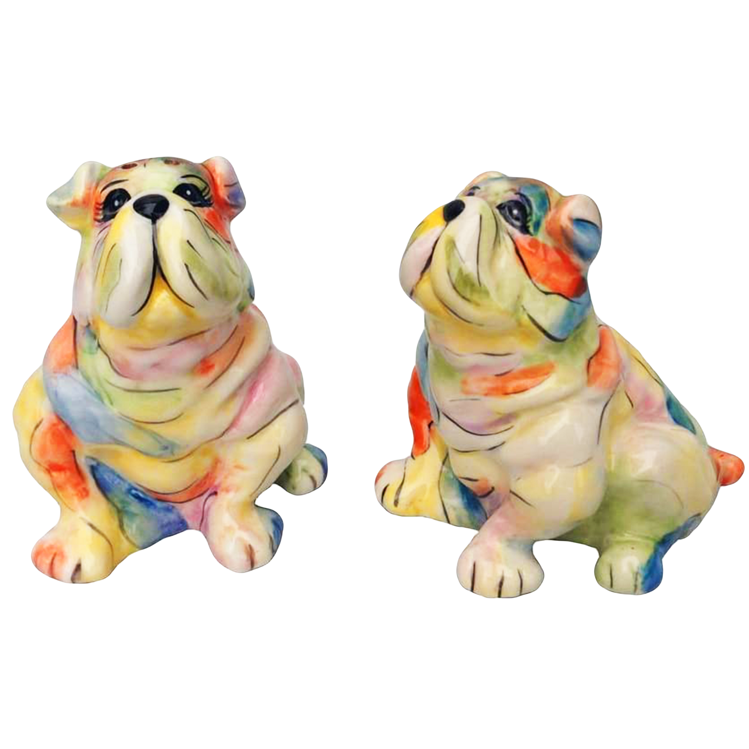 Blue Sky Bulldog Salt &amp; Pepper Shakers