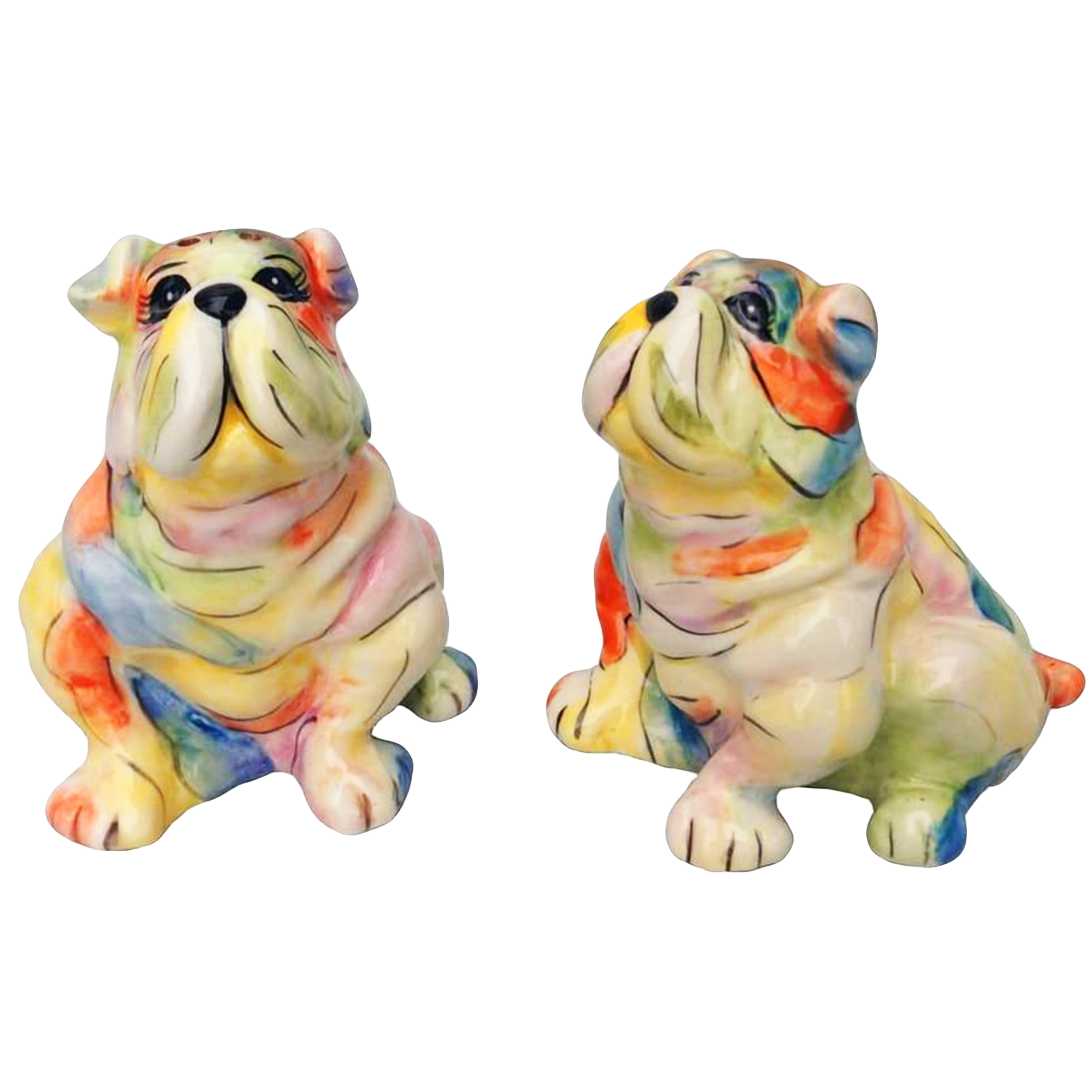 Blue Sky Bulldog Salt &amp; Pepper Shakers