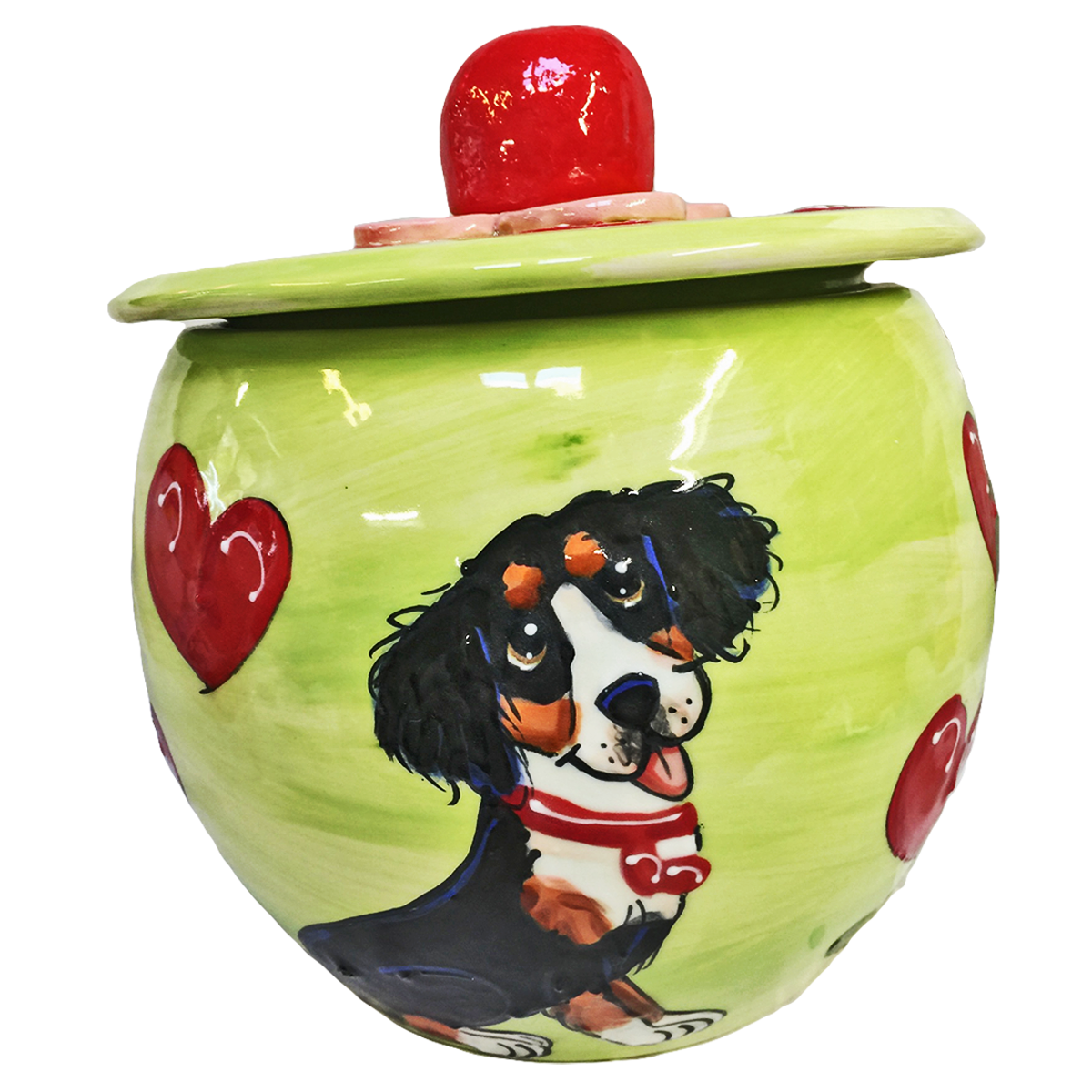 Bernese Mountain Dog Treat Jar