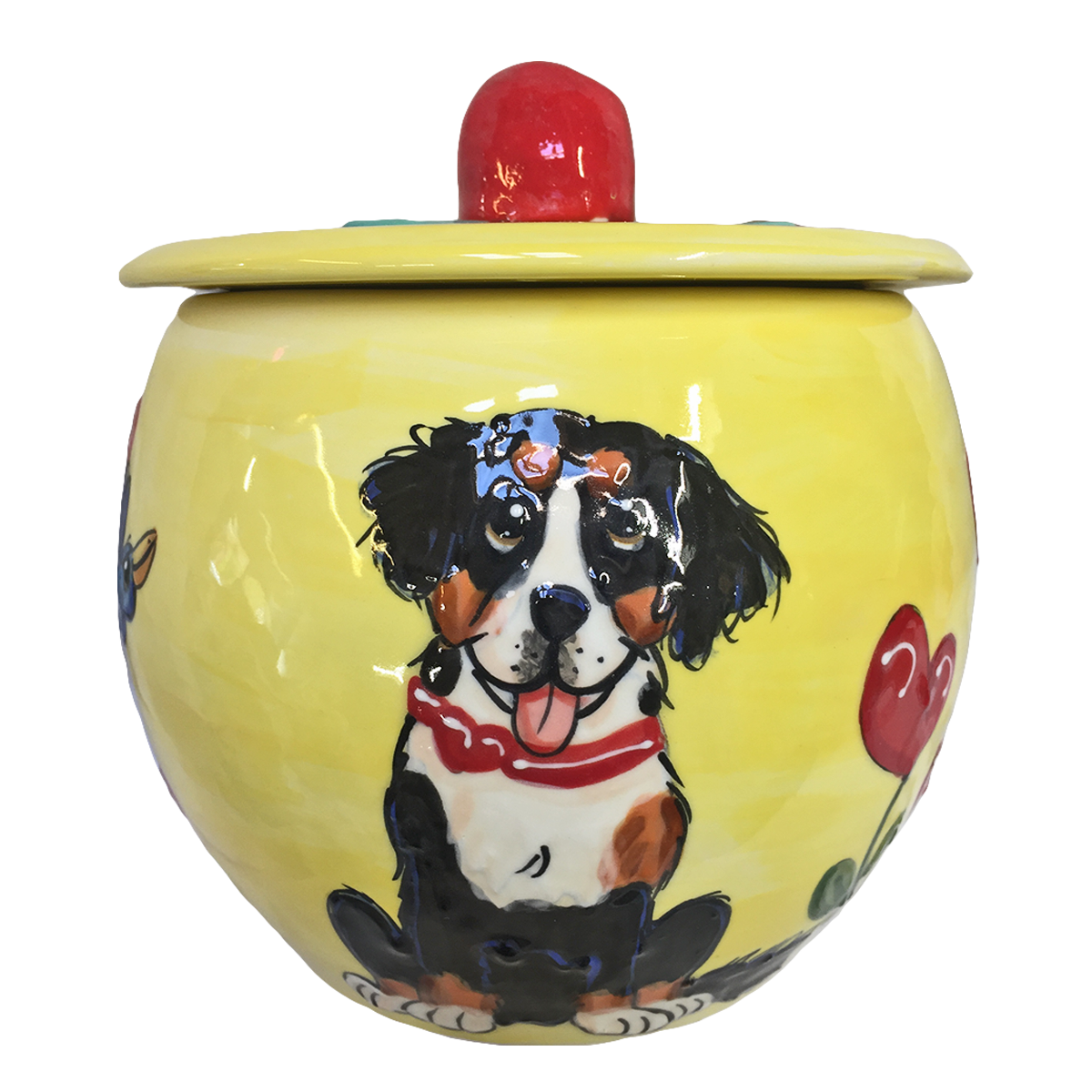 Bernese Mountain Dog Treat Jar