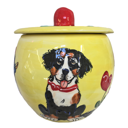 Bernese Mountain Dog Treat Jar