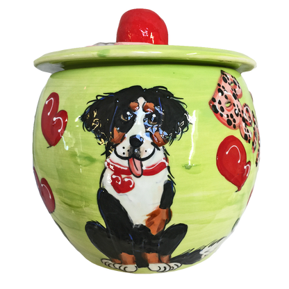 Bernese Mountain Dog Treat Jar