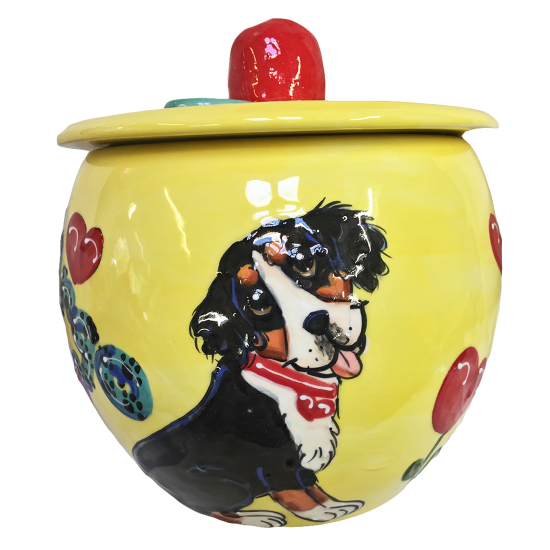 Bernese Mountain Dog Treat Jar