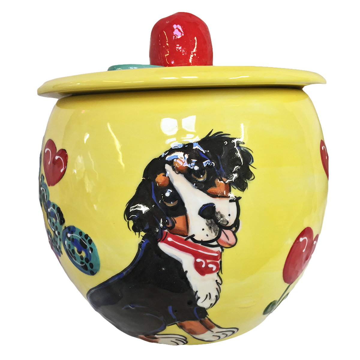 Bernese Mountain Dog Treat Jar