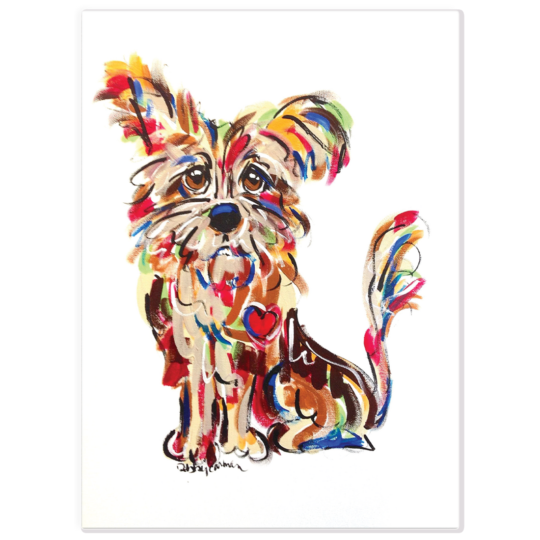 Cairn Terrier Whimsical Painting by Debby Carman